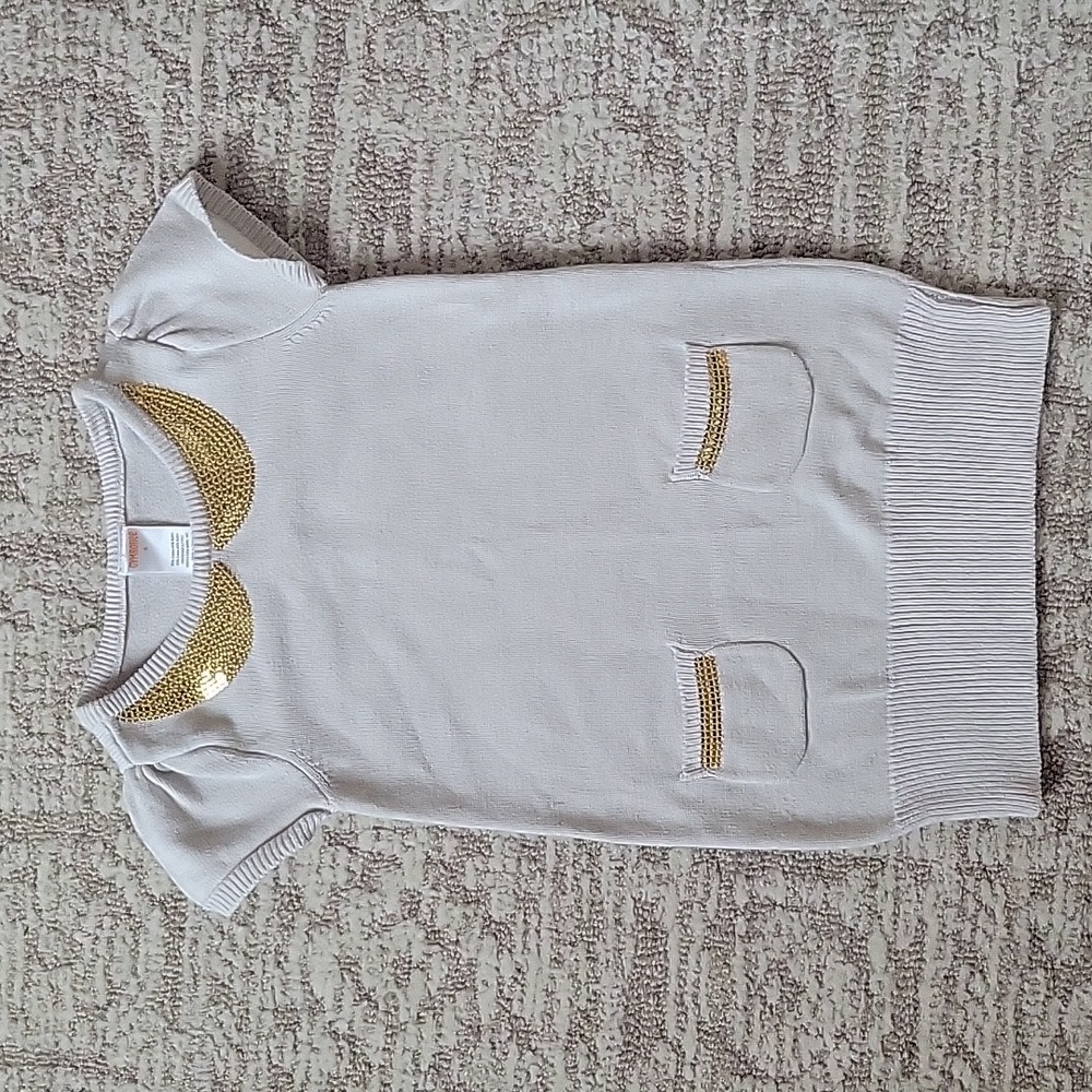 Gymboree 4T Peter Pan Sequin Collar Dress